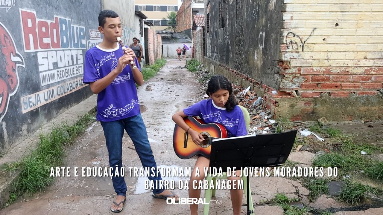 Arte e educação transformam a vida de jovens moradores do bairro da Cabanagem
