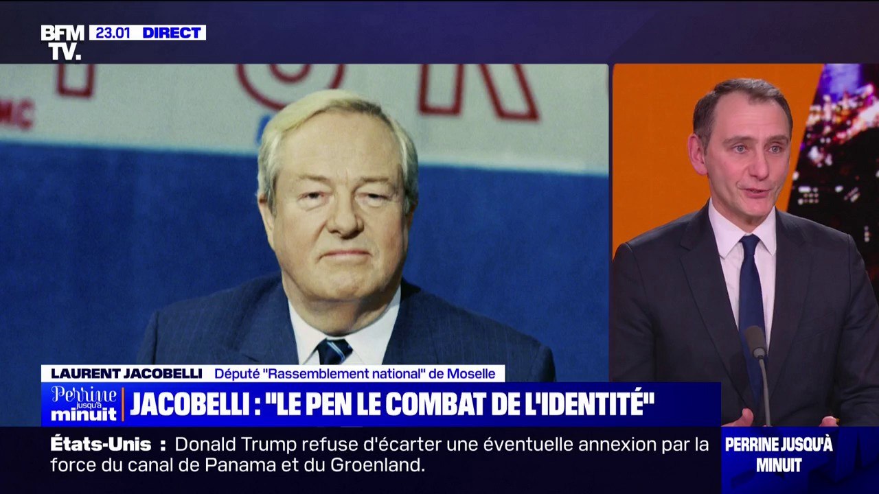 Mort de Jean-Marie Le Pen: "Il y a des moments où on doit respecter le deuil", affirme Laurent Jacobelli (RN)