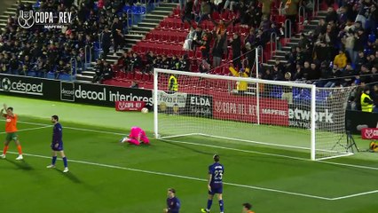 Gol de Canos (0-1) en el Eldense 0-2 Valencia