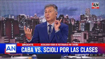 🔴CABA VS SCIOLI POR LAS CLASES: RECHAZARON EL PEDIDO DE POSTERGAR EL INICIO DE CLASES