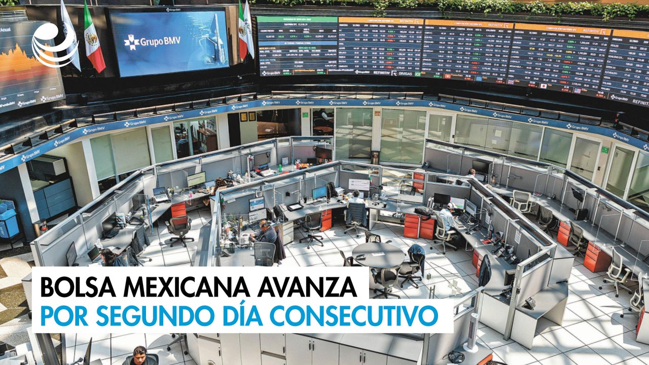 Bolsa mexicana avanza por segundo día consecutivo