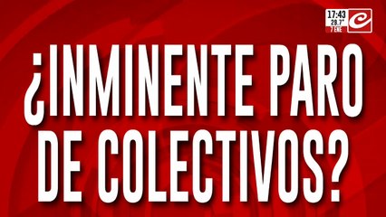 ¿Inminente paro de colectivos?: peligra el pago de sueldos de enero