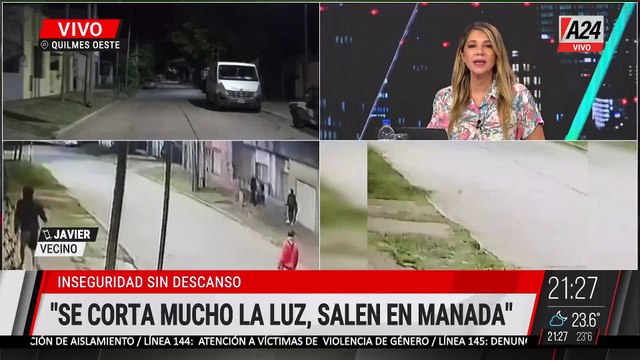 🚨HOMBRES APRETARON AL EQUIPO DE A24 EN UNA COBERTURA EN QUILMES OESTE