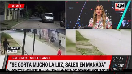 🚨HOMBRES "APRETARON" AL EQUIPO DE A24 EN UNA COBERTURA EN QUILMES OESTE