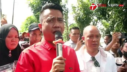 UNJUK RASA PROTES KINERJA KEJARI SERDANG BEDAGAI MENTERSANGKA KAN TUKANG OPAK NYARIS RICUH