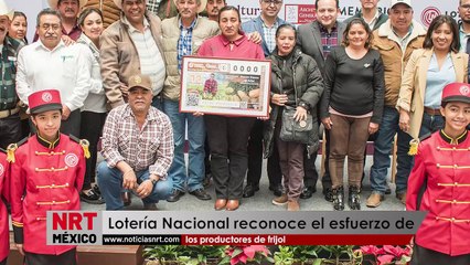 Lotería Nacional reconoce el esfuerzo de los productores de frijol