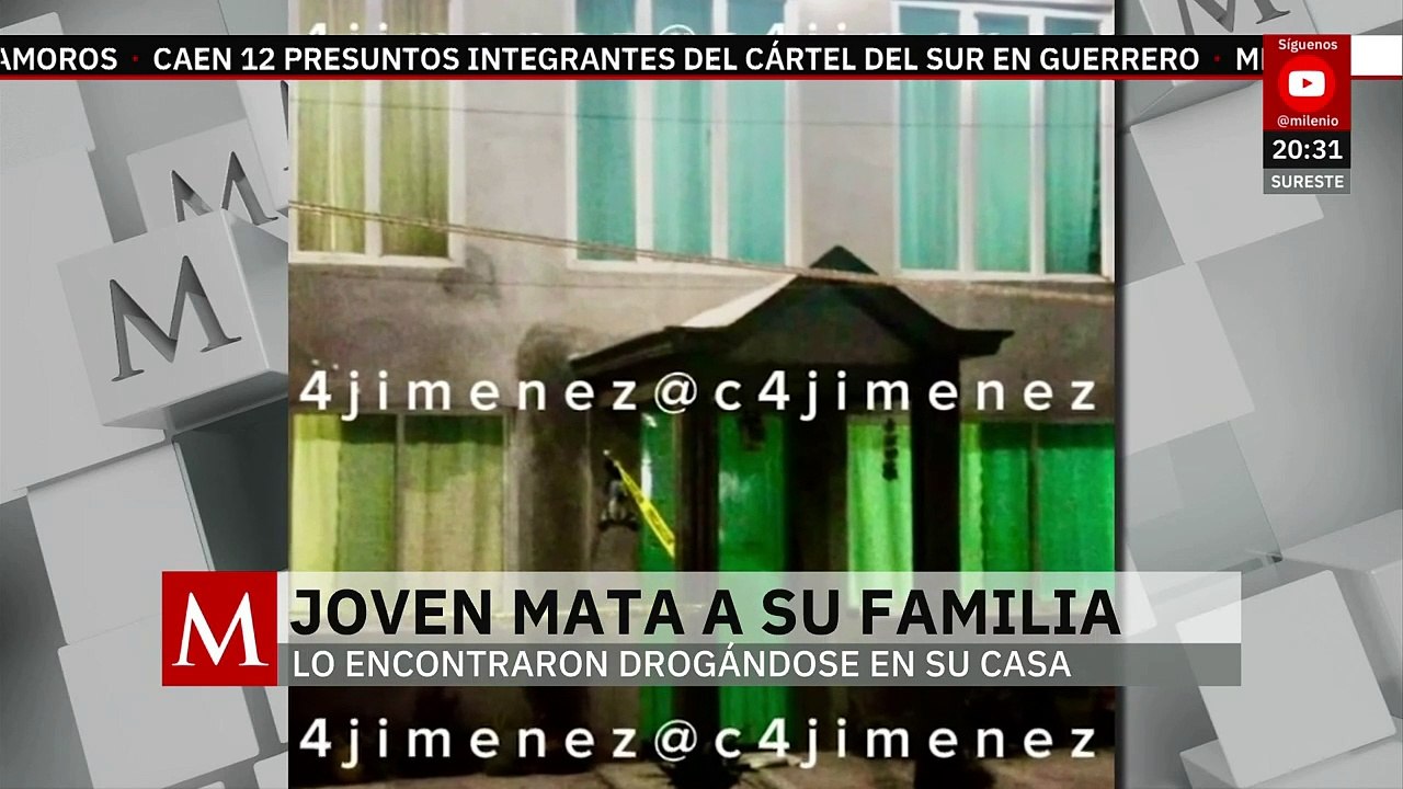 Esto sabemos sobre Erick, joven de 23 años acusado de asesinar a su familia en Tláhuac