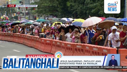 Mga deboto ng Poong Jesus Nazareno, patuloy ang pagdating sa Quirino Grandstand para sa Pahalik | Balitanghali