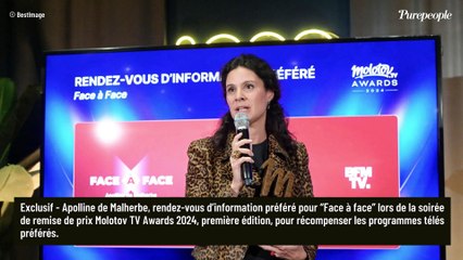 Personne n'a jamais rien remarqué ! Et pourtant, Apolline de Malherbe opère un changement de taille à la télé