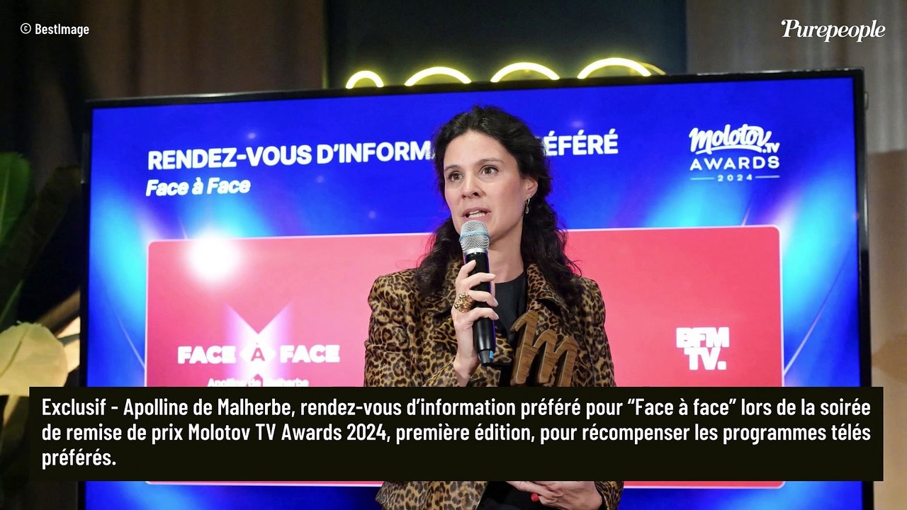 Personne n'a jamais rien remarqué ! Et pourtant, Apolline de Malherbe opère un changement de taille à la télé