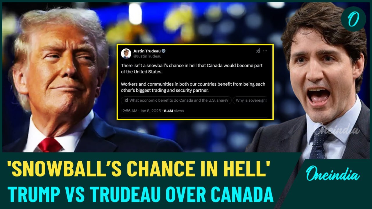 All Hell Breaks Loose for Trudeau as Trump Shares Distorted Canada Map, Issues Economic Threat