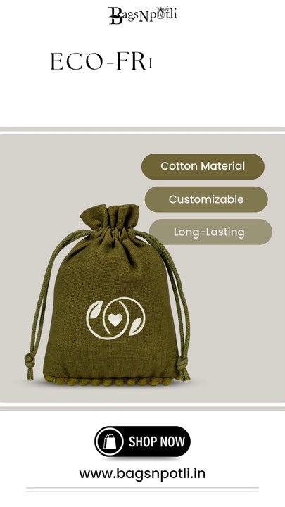 Cotton Drawstring Pouches