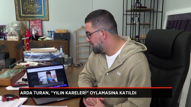 Eyüpspor Teknik Direktörü Arda Turan, Yılın Kareleri oylamasına katıldı