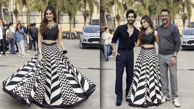 Team Azaad: Aaman Devgan & Rasha Thadani Promote Their Debut Movie In Style With Abhishek Kapoor
