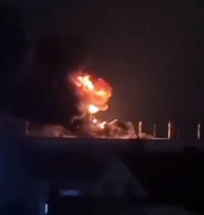 Incêndio em Depósito de Petróleo Suspeito de Ataque por Drones 🚁