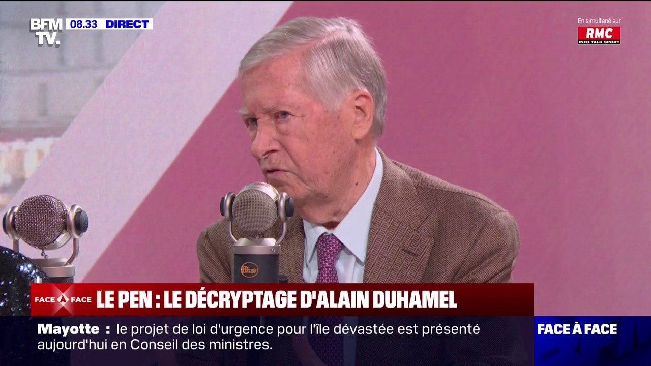 "Jean-Marie Le Pen est le seul homme politique de la Ve République qui est arrivé à exercer une influence décisive sans jamais exercer aucun pouvoir", explique Alain Duhamel