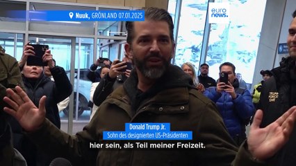 Trump Junior zu "privater Reise" auf Grönland: Was hat er vor?
