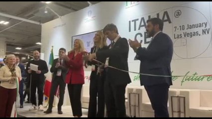 L'inaugurazione del Padiglione italiano al Ces di Las Vegas