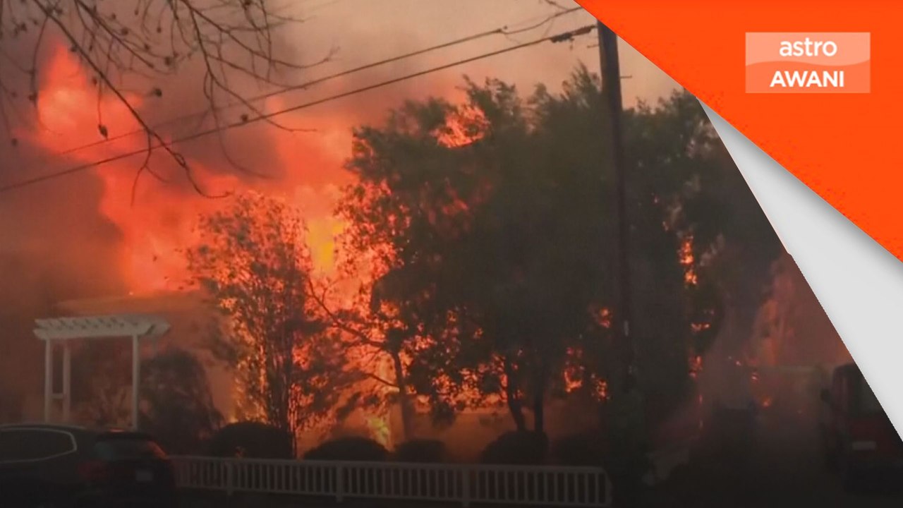 Kebakaran hutan: 30,000 penduduk Los Angeles dipindahkan