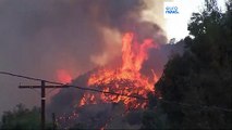 Mais de 30.000 pessoas retiradas devido ao incêndio que assola o sul da Califórnia