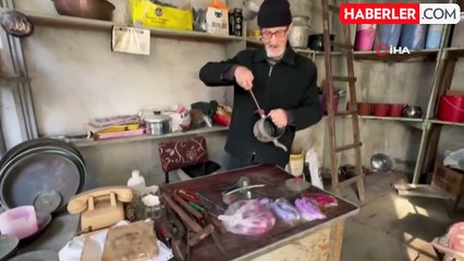 82 Yaşındaki Kalaycı Usta: 'Eski Meslekler Unutulmamalı'
