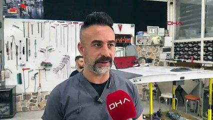 O Edirne'nin doktor önlüklü kaporta doktoru