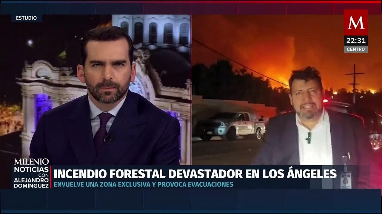 Incendio forestal en California alcanza zona residencial, "Parecemos en zona de guerra"