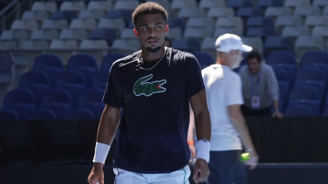 Tennis - Australian Open 2025 - Arthur Fils à l'entraînement à Melbourne...
