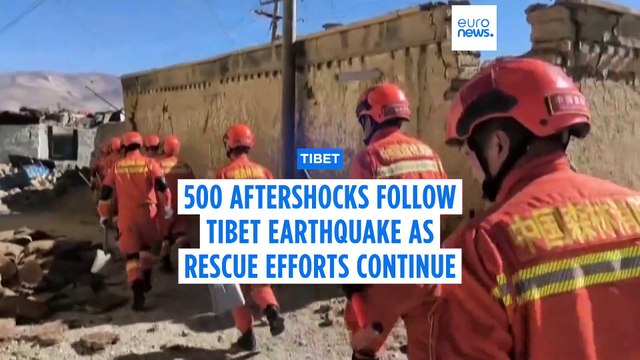 More than 500 aftershocks following Tibet earthquake as rescue efforts get underway
