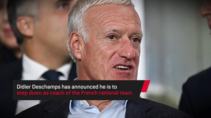 Breaking News - Didier Deschamps to step down as France coach