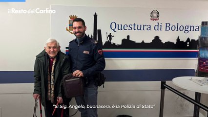 Borsello ritrovato, il grazie ai poliziotti: "Mi salvate la vita"