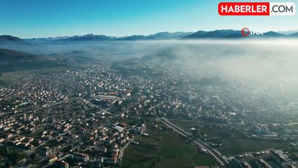 Sındırgı'da Kartpostallık Sis Manzarası