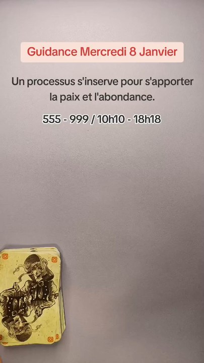 ✨🔮 Guidance du jour