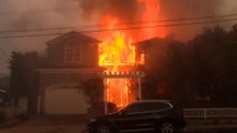 El fuego arrasa el lujoso barrio de Ben Affleck o Steven Spielberg en Los Ángeles