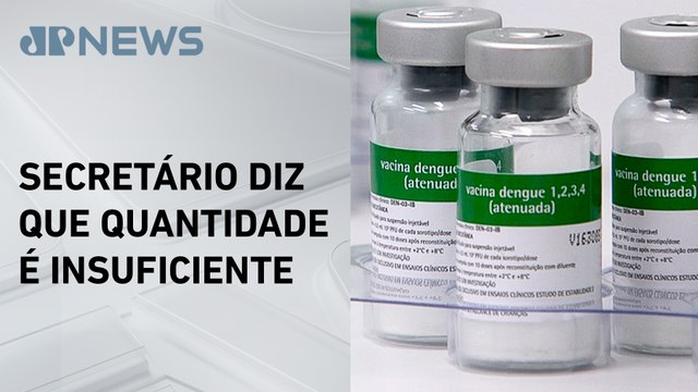 São Paulo recebe 100 mil novas doses de vacinas contra dengue nesta quarta (08)