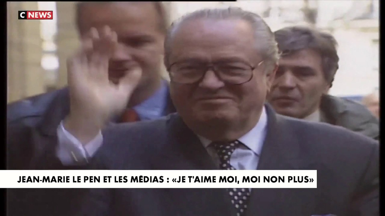 Jean-Marie Le Pen et les médias : «Je t'aime, moi non plus»