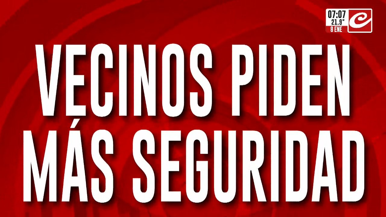 Vecinos de Gerli denuncian ola de robs y reclaman mayores medidas de seguridad