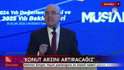 Mehmet Şimşek: Hayat pahalılığının en önemli nedeni yüksek kiralar