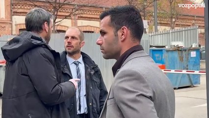 Cargos del PSOE coordinando el acto por los 50 años de la muerte de Franco