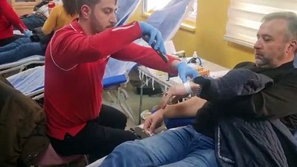 Kan Bağışı etkinliği büyük ilgi gördü