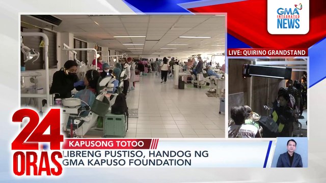 Libreng pustiso, handog ng GMA Kapuso Foundation | 24 Oras