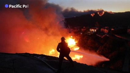 Violent incendie aux portes de Los Angeles, des milliers d'évacuations