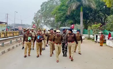 महाकुंभ मेले के मद्देनजर भारत नेपाल सीमा का आईजी ने किया निरीक्षण