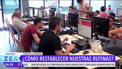 ¿Cómo restablecer la rutina diaria?