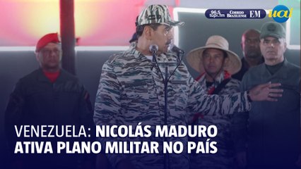 Maduro ativa plano militar às vésperas da posse para terceiro mandato