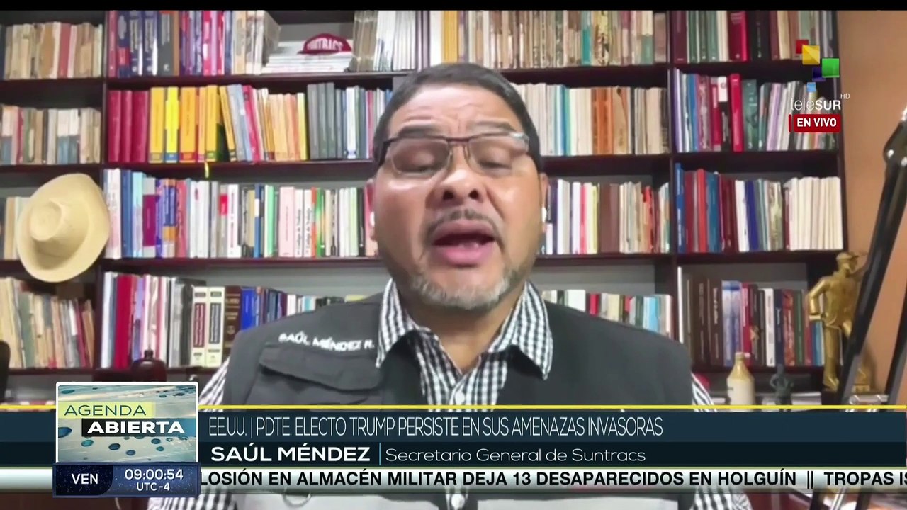Presidente estadounidense persiste en sus amenazas invasoras