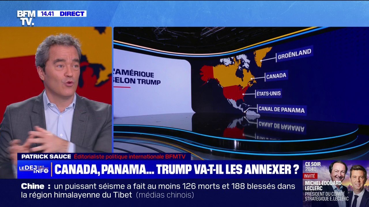 Que pensent les Américains des ambitions impérialistes de Donald Trump sur le Canada et le Groenland? BFMTV répond à vos questions