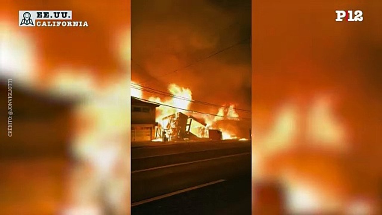 Incendios en california: Vecinos de Santa Mónica registraron cómo el fuego tomó su comunidad