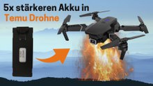 Temu Drohne mit 5x stärkeren Akku