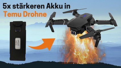 Temu Drohne mit 5x stärkeren Akku